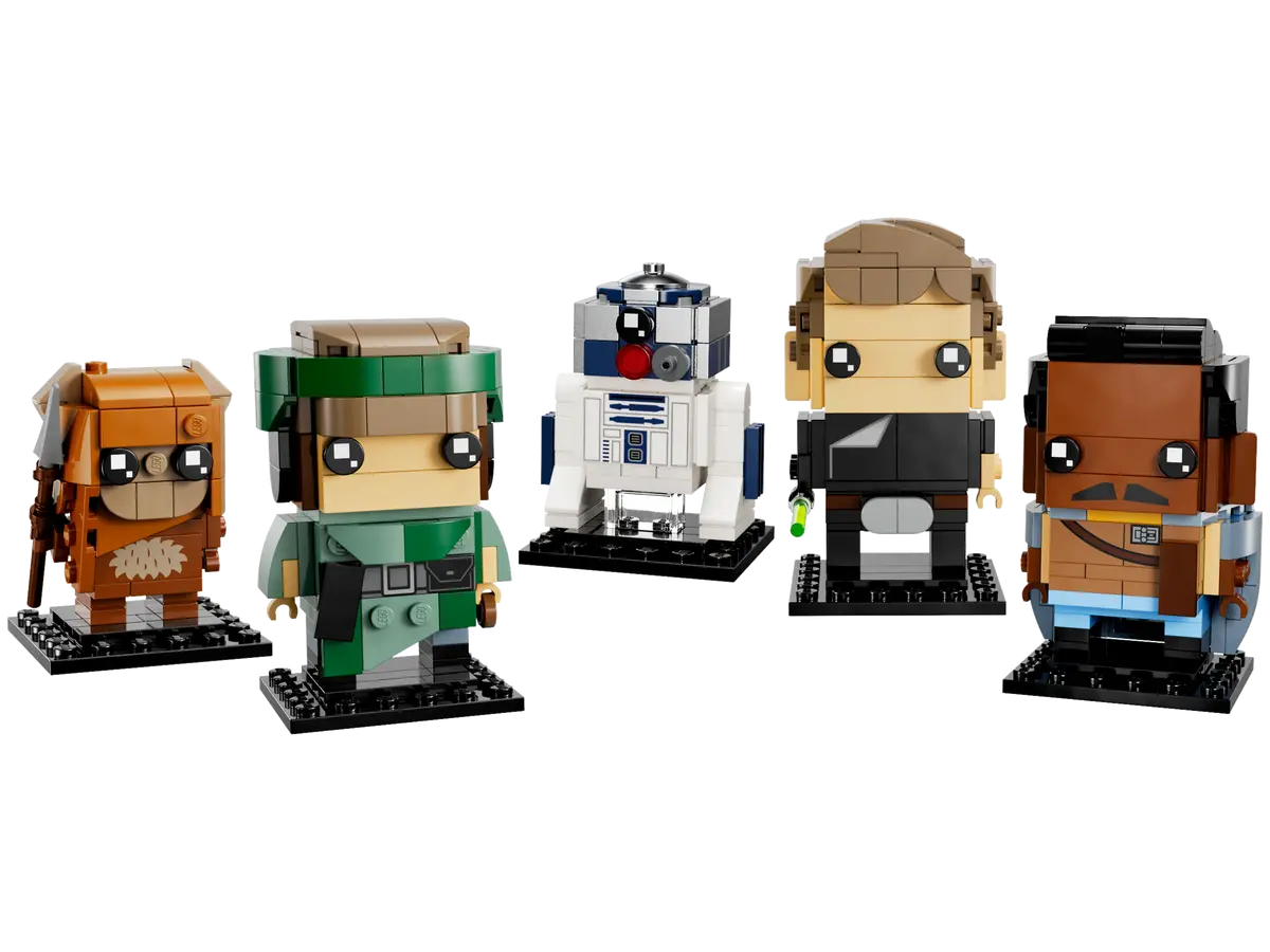 Moc For Star Of Space Wars Brickheadz-wicket Building Blocks