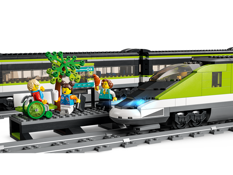 Lego city top passenger train