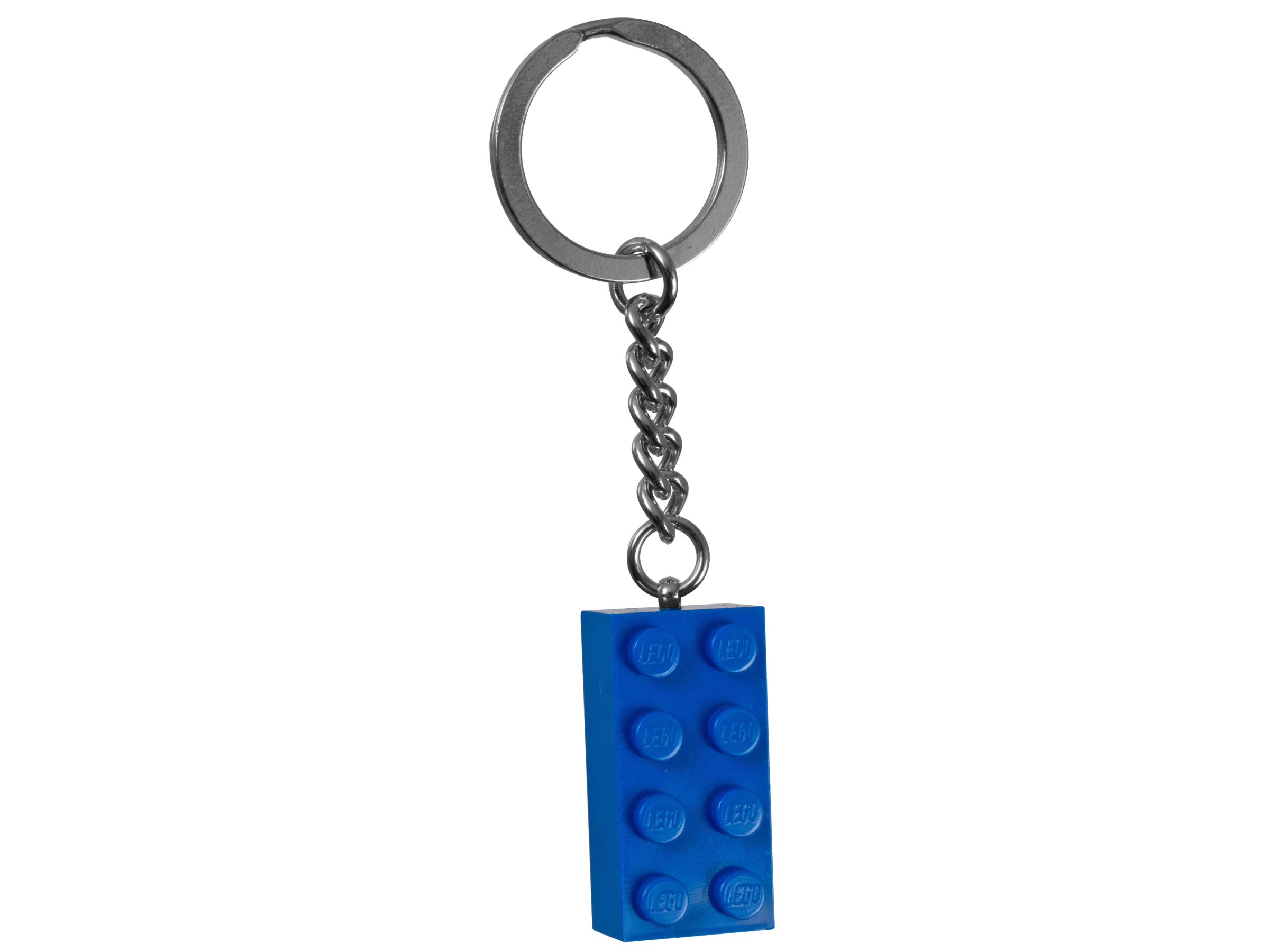 2x4 Blue Brick Keychain