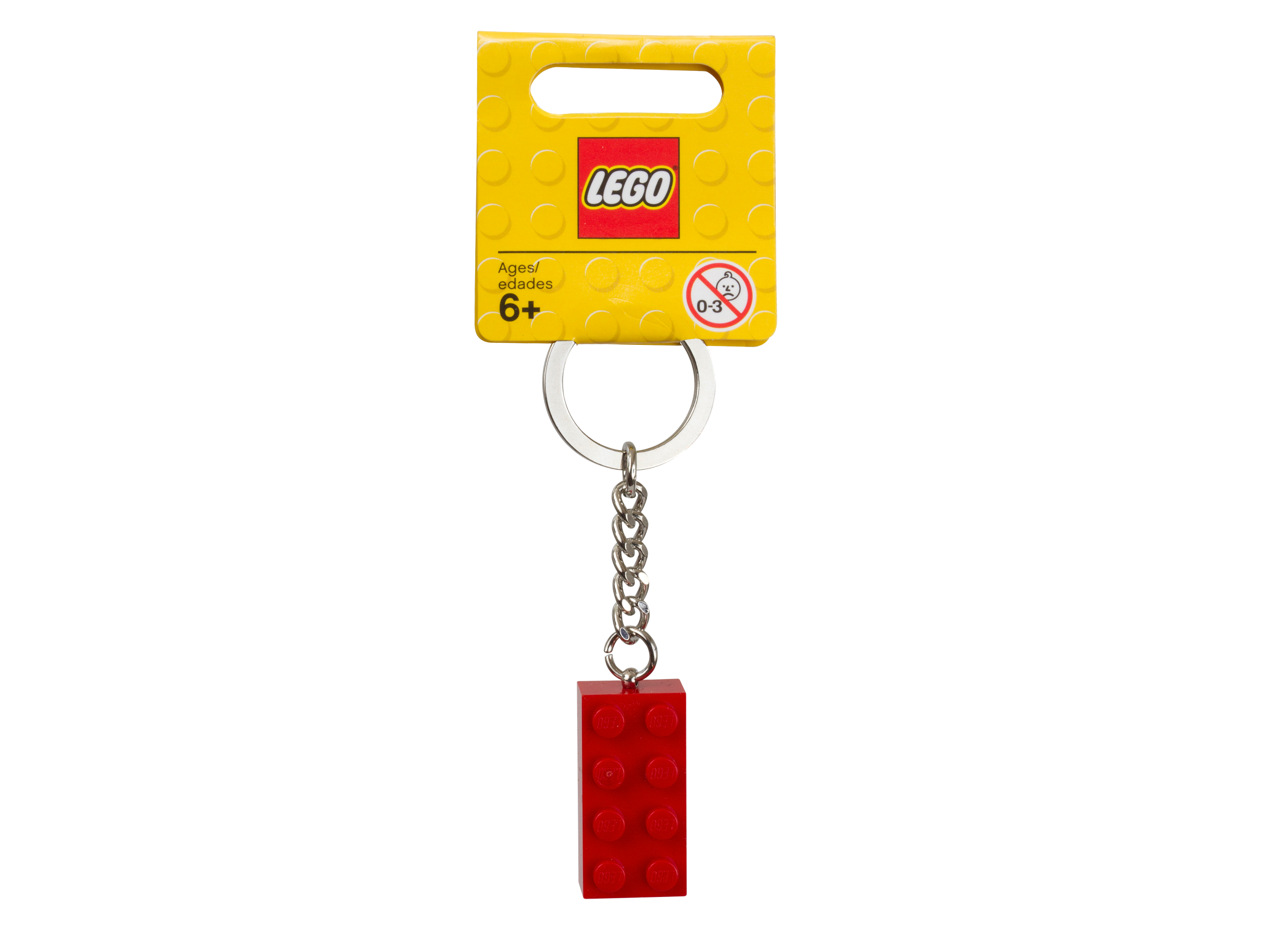 2x4 Red Brick Keychain