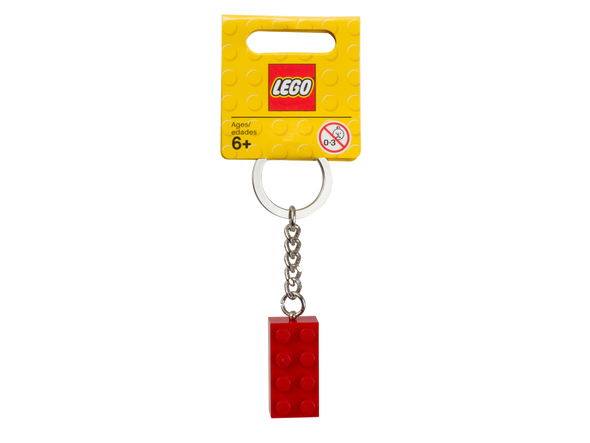 2x4 Red Brick Keychain
