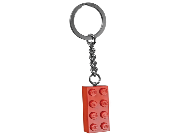 2x4 Red Brick Keychain