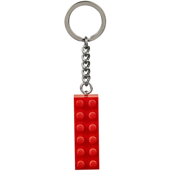 2x6 Red Brick Keychain
