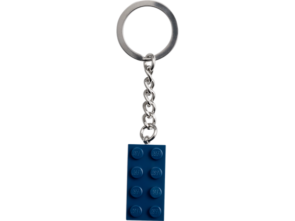 2x4 Earth Blue Keychain