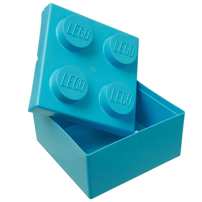 2x2 LEGO Box Turquoise