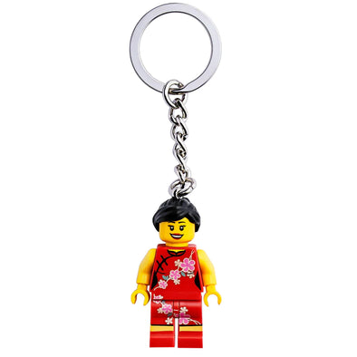 China Flower Girl Keychain